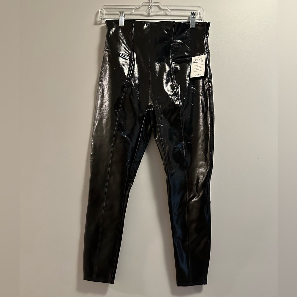 SPANX Faux Patent Leather Leggings